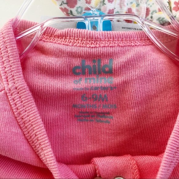 CARTER’S 6-9 Floral Romper Cardigan Headband Set - Picture 9 of 15